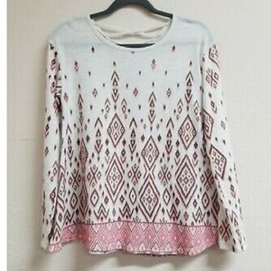 Justice Long-Sleeve Criss-Cross Back Sweater 14